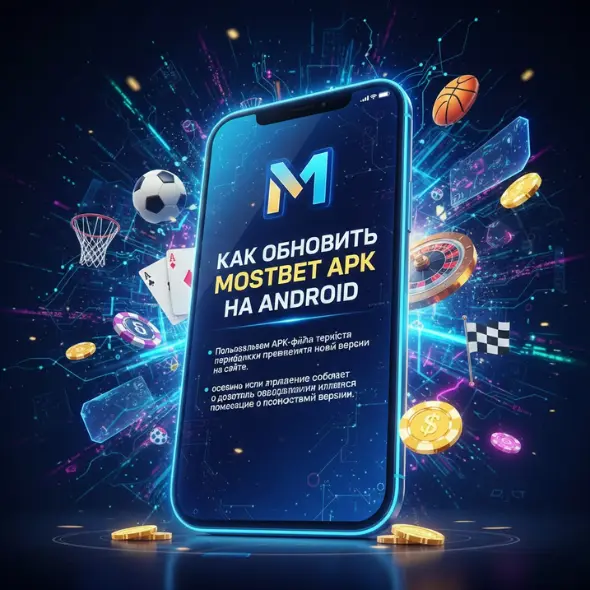 Обновление приложения Mostbet